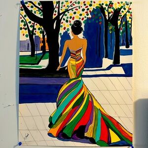 Beautiful hand painted and colorful